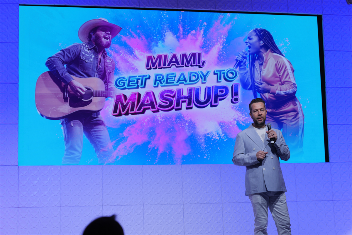 Izzet Pinto Launches New Music Format The Mashup at Realscreen Summit 2026 in Miami